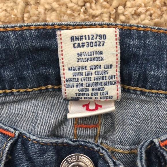 TRUE RELIGION Hi-Rise Boot Rhinestone pocket 28 - Picture 9 of 11